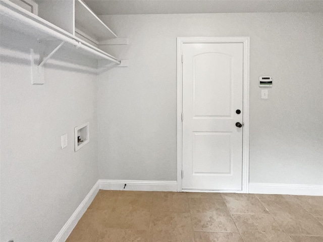 312 Canadian Ln, Burleson, TX 76028 - laundry area with washer hookup and baseboards