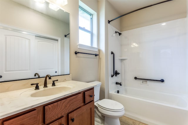 11708 Southerland Dr, Denton, TX 76207 - full bath with toilet, washtub / shower combination, and vanity
