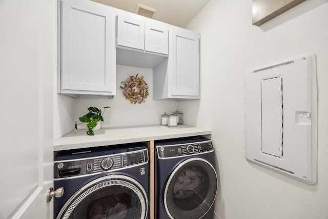 1908 St Andrews Dr, Celina, TX 75009 - washroom with washer and clothes dryer and cabinet space