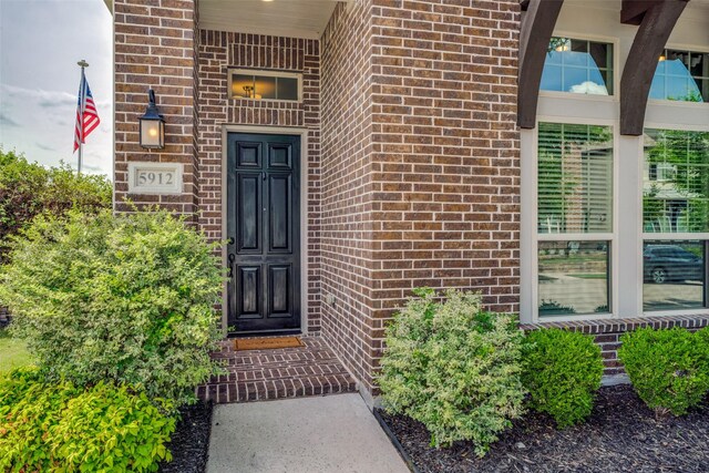 5912 Uplands Dr, Mckinney, TX 75070 - entrance to property with brick siding