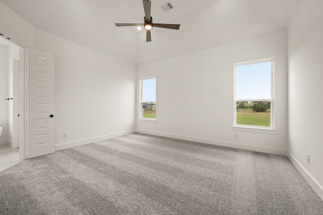 4413 Sandstrom Way, Fort Worth, TX 76179 - empty room featuring a ceiling fan, carpet flooring, and baseboards