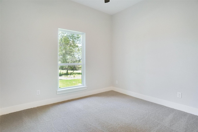 316 Falcon Ct, Springtown, TX 76082 - carpeted spare room with plenty of natural light, a ceiling fan, and baseboards