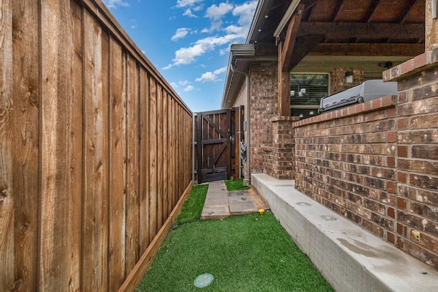 12604 Ocean Spray Dr, Frisco, TX 75036 - view of yard featuring a gate