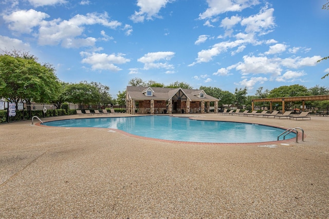 12604 Ocean Spray Dr, Frisco, TX 75036 - community pool featuring a patio and fence
