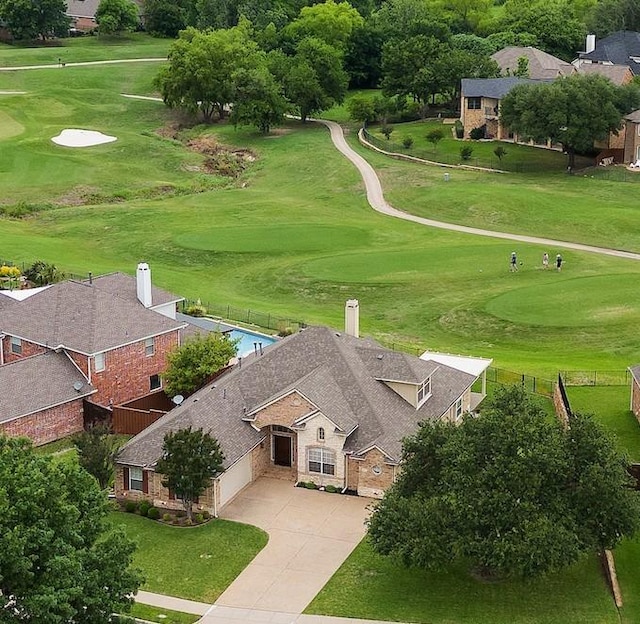 2701 Royal Troon Dr, Plano, TX 75025 - aerial view of property and surrounding area with a local golf course