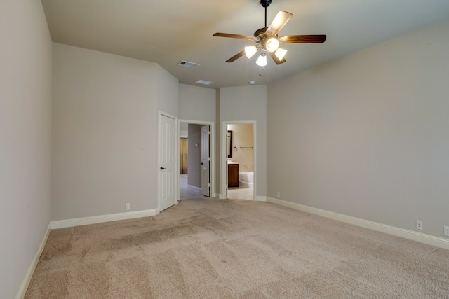 1002 Star Grass Dr, Mansfield, TX 76063 - unfurnished room featuring ceiling fan, light colored carpet, and baseboards