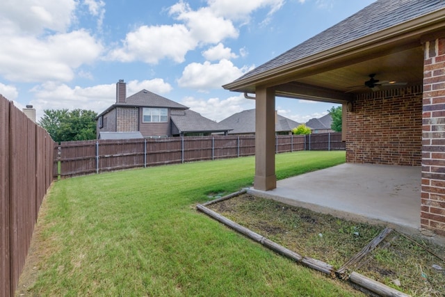 1002 Star Grass Dr, Mansfield, TX 76063 - view of yard featuring ceiling fan and a patio