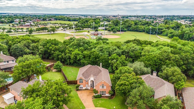 drone / aerial view