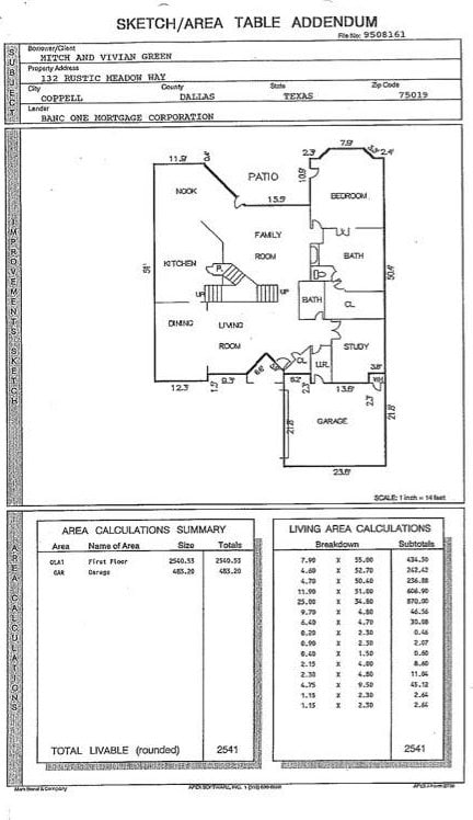 floor plan / room layout