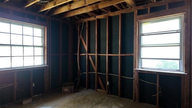 misc room with plenty of natural light