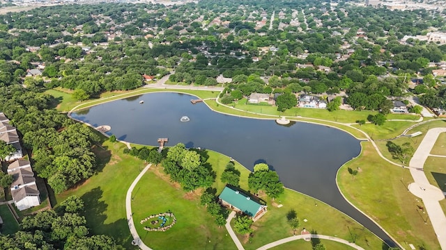 bird's eye view of a large body of water