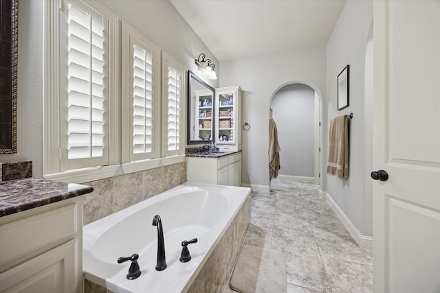 580 Butchart Dr, Prosper, TX 75078 - full bath with vanity and a bath
