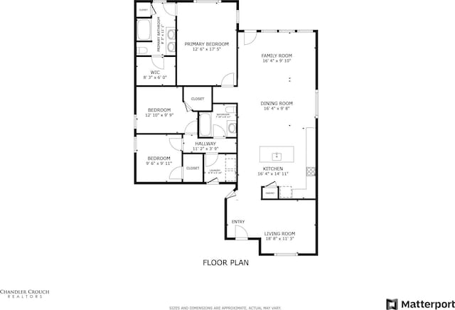 6717 Red Rock Trl, Watauga, TX 76137 - home floor plan