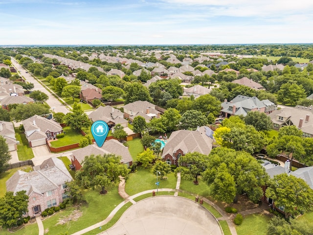 2830 Faversham Dr, Richardson, TX 75082 - aerial perspective of suburban area