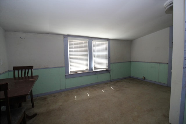 260 S Munday Ave, Munday, TX 76371 - carpeted spare room with a wainscoted wall