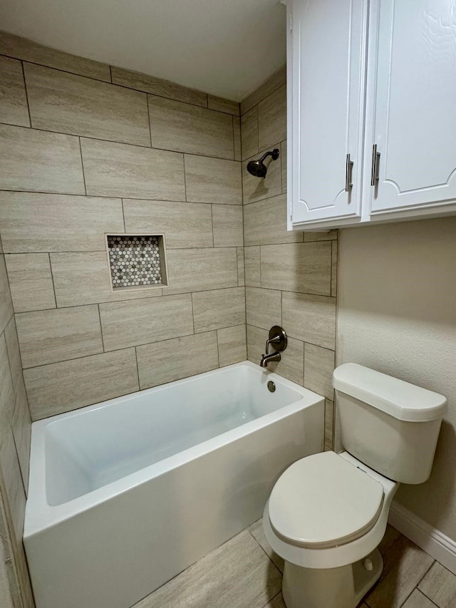 5711 Trail Lake Dr, Arlington, TX 76016 - full bath with toilet and bathtub / shower combination