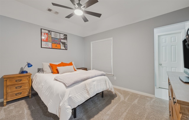 5063 Stillwater Trl, Frisco, TX 75034 - carpeted bedroom featuring baseboards and a ceiling fan
