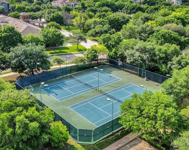 5063 Stillwater Trl, Frisco, TX 75034 - view of tennis court with fence