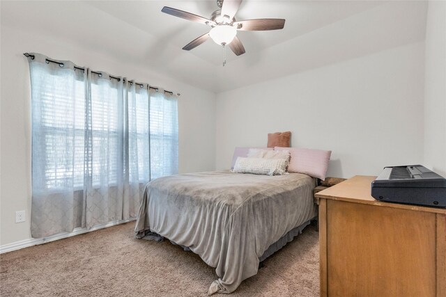 7225 Tesoro Trl, Fort Worth, TX 76131 - bedroom with light colored carpet and a ceiling fan