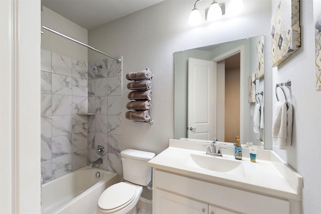 16175 Barton Creek Ln, Frisco, TX 75033 - full bath with toilet, vanity, and  shower combination
