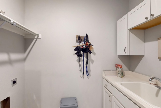 16175 Barton Creek Ln, Frisco, TX 75033 - laundry room with cabinet space and electric dryer hookup