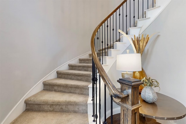 16175 Barton Creek Ln, Frisco, TX 75033 - staircase with baseboards