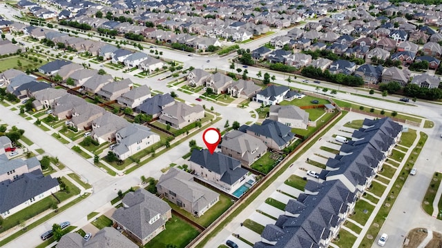 16175 Barton Creek Ln, Frisco, TX 75033 - aerial view of property's location with nearby suburban area
