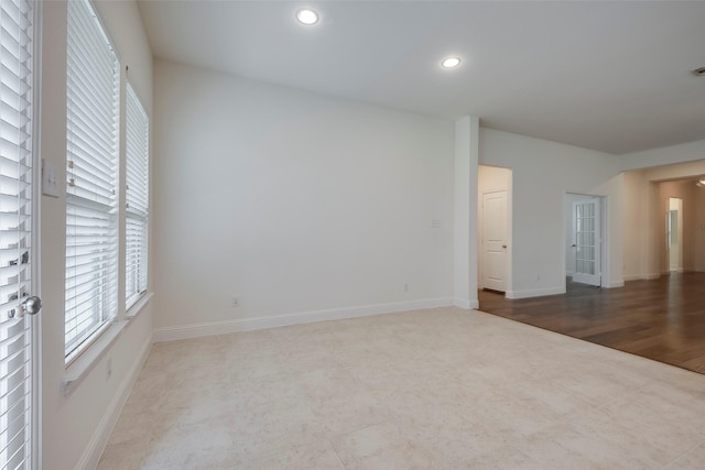 15429 Pioneer Bluff Trl, Fort Worth, TX 76262 - unfurnished bedroom with recessed lighting and baseboards