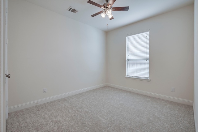 15429 Pioneer Bluff Trl, Fort Worth, TX 76262 - empty room featuring carpet, a ceiling fan, and baseboards