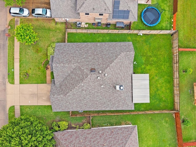 view from above of property