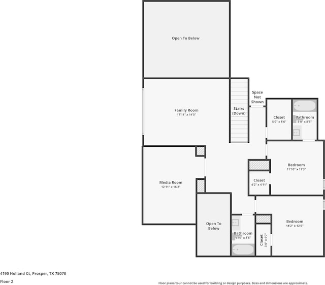 4190 Holland Ct, Prosper, TX 75078 - room layout