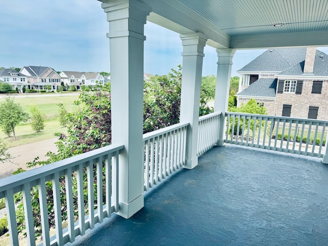 7501 Darrow Dr, Mckinney, TX 75071 - covered porch featuring a residential view