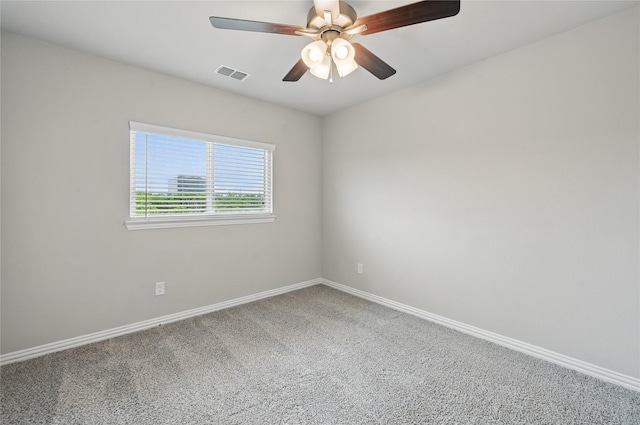 2832 Baneberry Ln, Mesquite, TX 75150 - carpeted empty room with a ceiling fan and baseboards
