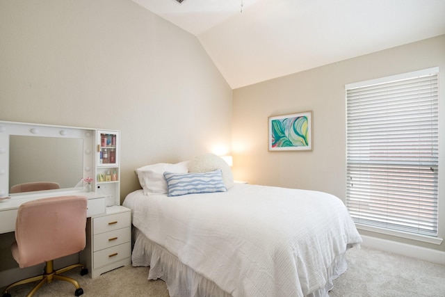 9121 Rio Blanco Dr, Frisco, TX 75033 - bedroom with light colored carpet and lofted ceiling