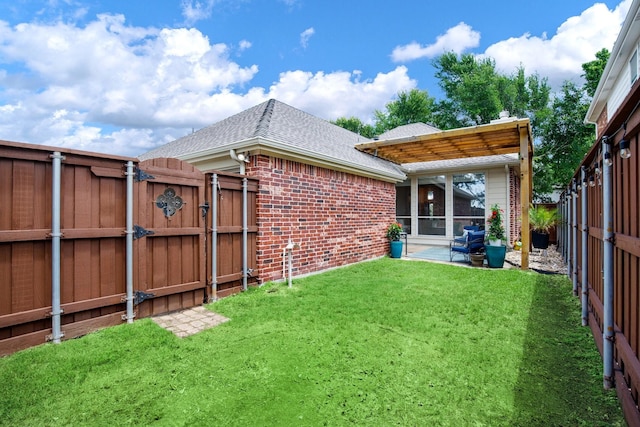 9121 Rio Blanco Dr, Frisco, TX 75033 - view of yard with a gate and a patio area
