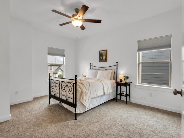 4508 English Maple Dr, Arlington, TX 76005 - carpeted bedroom with baseboards and ceiling fan