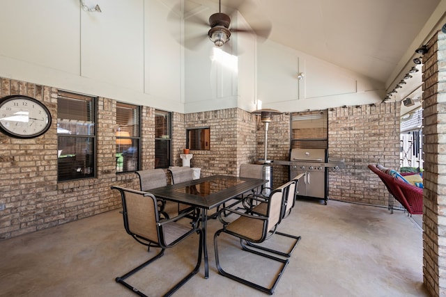 508 Quail Crest Dr, Colleyville, TX 76034 - view of patio featuring outdoor dining area and grilling area