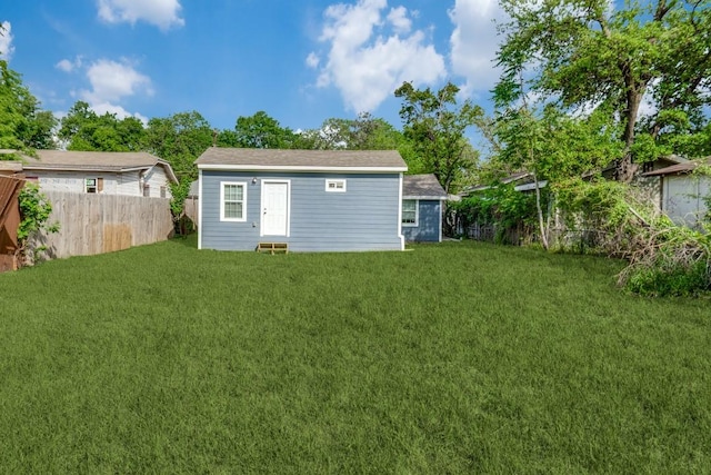 2238 Macon St, Dallas, TX 75215 - back of property featuring an outbuilding