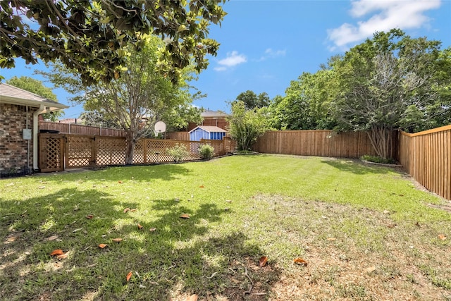 view of yard