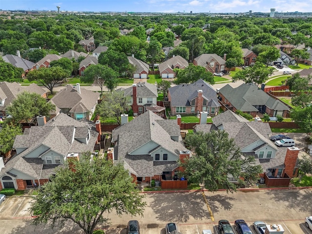 449 Harris St Unit 102D, Coppell, TX 75019 - aerial perspective of suburban area
