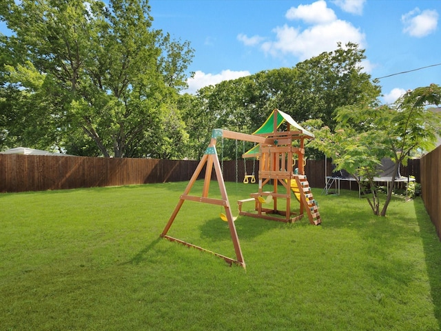 view of play area