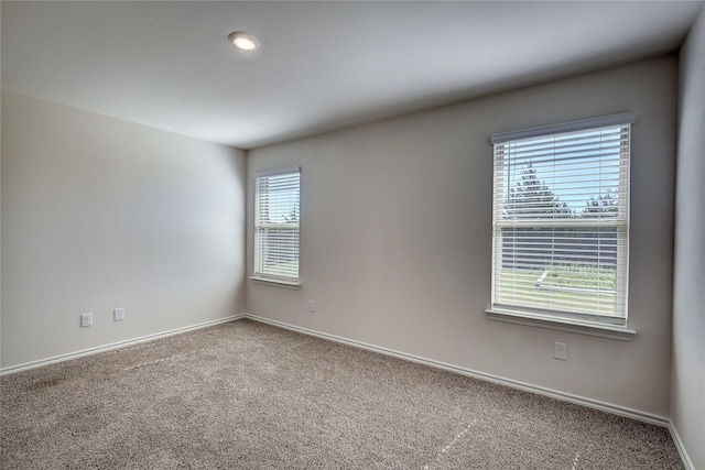 2229 Darner Dr, Fate, TX 75189 - spare room with carpet floors, baseboards, and recessed lighting