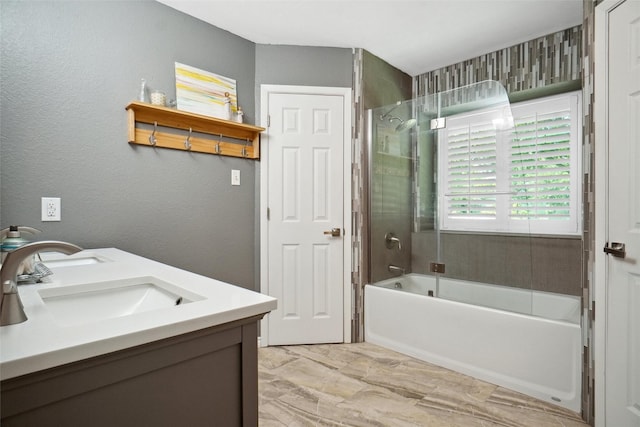 1010 Kings Canyon Ct, Grapevine, TX 76051 - bathroom featuring bathtub / shower combination and vanity