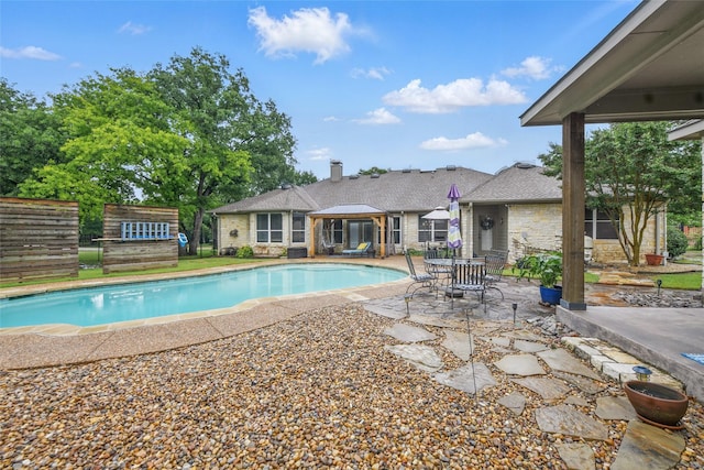 4019 Brooks Ct, Highland Village, TX 76226 - view of pool with a patio area