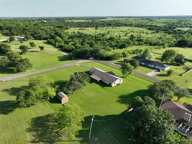 150 N Powell Dr, Hubbard, TX 76648 - aerial view of sparsely populated area
