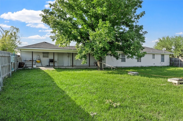 163 Private Road 605, Marlin, TX 76661 - rear view of property with a patio and roof with shingles