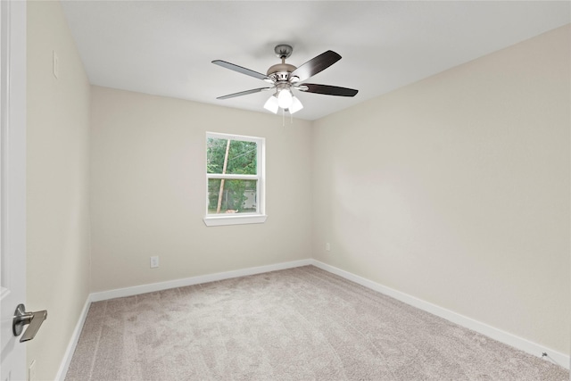 5101 Penrod Ct, River Oaks, TX 76114 - empty room with carpet floors, ceiling fan, and baseboards