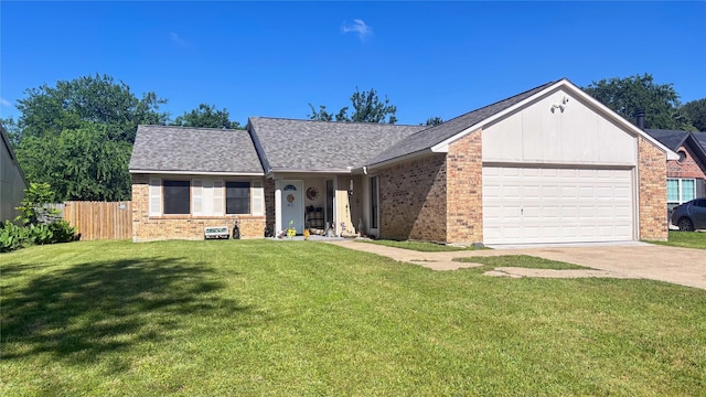 3104 Wintersmith Dr, Arlington, TX 76014 - single story home featuring brick siding, a garage, driveway, and a shingled roof