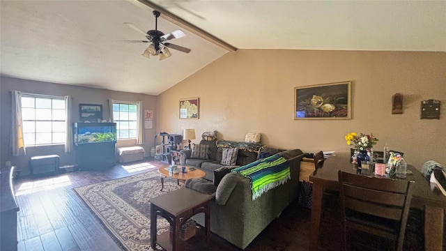 3104 Wintersmith Dr, Arlington, TX 76014 - living room with wood-type flooring and a ceiling fan