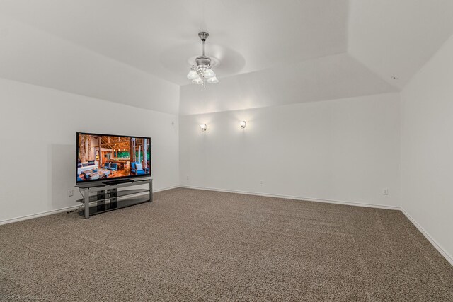 1837 Trail Dr, Rockwall, TX 75087 - home theater with ceiling fan, carpet flooring, and baseboards